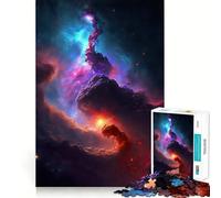 Puzzle Spatial 1000 pièces pour Adultes, Jeu intellectuel, détente et Calme, découpe précise, pour Les vœux du Père Noël (50x75cm)