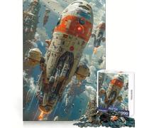 Puzzle Spatial au décollage pour Adultes, 1000 pièces, Smart Reason Toy Group Joy, Bords Lisses, œuvre d'art 38x52cm
