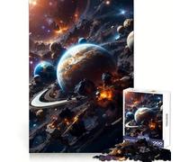 Puzzle Spatial chaotique Difficile pour Adultes, 1000 pièces, Casse-tête Mental, détente et Art Assembler, Cadeau spécial (38x26cm)