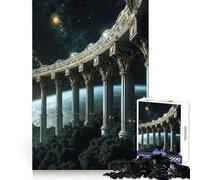 Puzzle Spatial Colonnade Difficile de 1000 pièces pour Adultes, Puzzle cérébral Calme et Relaxant, Cadeau spécial (38x52cm)