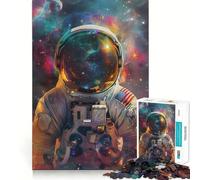 Puzzle Spatial Cosmique sur Le thème des astronautes américains 1000 pièces à Assembler,sans bavures,Facile à découper et Portable (38x52cm) Jeu Amusant et Pratique pour Les Voyages