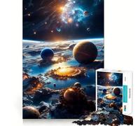 Puzzle Spatial Difficile pour Adultes, 1000 pièces, défi Mental, Jeu de réflexion, détente, découpe précise, Cadeau mémorable (50x75cm)