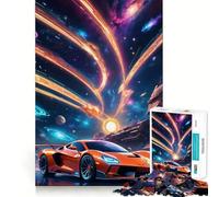 Puzzle Spatial en Forme de Voiture, 1000 pièces, pour Adultes Un défi intellectuel Stimulant, Un Jeu de réflexion Doux et Relaxant, Une découpe précise et Un Cadeau mémorable (38x52cm)