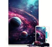 Puzzle Spatial Fantastique de 1000 pièces pour Adolescents, Jeu de logique et de détente, découpe précise, Cadeau Artistique (38x26cm)