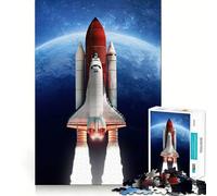 Puzzle Spatial fusée 1000 pièces pour Adolescents, Jeu Mental Anti-Stress, découpe Premium, Cadeau Exquis (38x26cm)