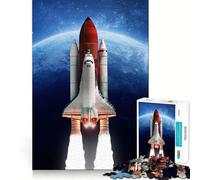 Puzzle Spatial fusée Collage pour Adultes, 1000 pièces, Jeu de réflexion, Loisir Calme, à Assembler, Cadeau de Vacances (50x75cm)