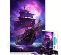 Puzzle Spatial Galactique de 1000 pièces pour Adultes Modèle Difficile Revalorisation Découpe Nette et précise Cadeau Unique 50x75cm