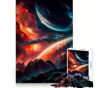 Puzzle Spatial surréaliste 1000 pièces pour Adultes Jeu Intelligent et ludique d'intérieur Découpe précise 38x52cm