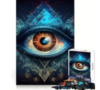 Puzzle Spatial Third Eye 1000 pièces pour Adolescents améliore la mémoire, se détend et s'amuse Bords Nets, Cadeau Unique 38x26cm