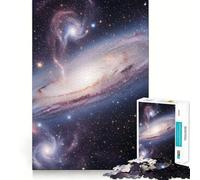Puzzle spectaculaire de 1000 pièces représentant Une Galaxie aux Bras tourbillonnants, idéal pour Adultes et Adolescents Jeu Mental apaisant et Relaxant Cadeau de qualité supérieure 38x26cm