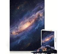 Puzzle spectaculaire de 1000 pièces représentant Une Galaxie dans l'espace Profond, idéal pour Les Adolescents Jeu de réflexion Amusant et décontracté Design élégant et Cadeau 38x26cm
