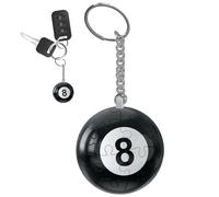 Puzzle sphérique, Puzzle Ball | Pendentif porte-clés avec boule de puzzle noire à 8 balles | Puzzle pour enfants et adultes, jeux de puzzle, ornements à suspendre pour les amateurs de billard
