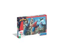 Puzzle Spider-Man CLEMENTONI 104 pièces 38 x 27 cm, pièces emboîtables, pour enfants dès 6 ans, boîte fermée