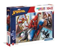 Clementoni Puzzle Marvel Supercolor Spiderman 23734 – 104 pièces – Jeu de création – Dès 6 ans