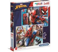 Puzzle Spider-Man - Clementoni - 2x60 pièces - Dessins animés et BD - Marvel