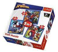 Puzzle Spiderman 3-en-1 TREFL - 20-36-50 pièces - Dessins animés et BD - Rouge