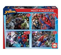 Puzzle - Spiderman - Marvel - 4 puzzles de 50 80 100 et 150 pièces - Dès 5 ans