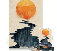 Puzzle Spiral Sun 1000 pièces pour Adolescents, Jouet Intelligent pour Partager des Moments de complicité, découpe précise, pièce de Collection Artistique 38x26cm