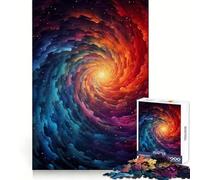 Puzzle Spirale des Mondes Naissance 1000 Pièces pour Adolescents Jeu de Détente et de Réflexion Découpe Précise Décoration Artistique 50x75cm