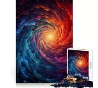 Puzzle Spirale des Mondes Naissance 1000 Pièces pour Adultes Jeu d'Éveil Mental Design Anti-Stress Cadeau Élégant 38x52cm