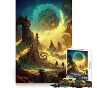 Puzzle Spirales de la Nature 1000 Pièces pour Adultes Jeu de Réflexion et de Soulagement du Stress Design Élégant Cadeau 38x52cm
