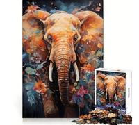 Puzzle Spirit Elefant 1000 pièces pour Adolescents Stimule la mémoire, réduit Le Stress, découpe de qualité supérieure, Cadeau précieux 50x75cm