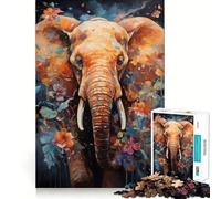 Puzzle Spirit Elefant Difficile pour Adultes 1000 Pièces Boost Recall Calm Escape Tight Edge Cadeau Spécial 38x52cm