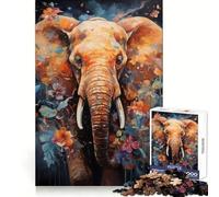Puzzle Spirit Elefant Difficile pour Adultes 1000 Pièces Boost Recall Calm Escape Tight Edge Cadeau Spécial 38x52cm