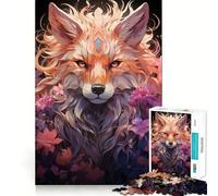 Puzzle Spirit Fox 1000 pièces pour Adultes et Adolescents, Jeu de réflexion apaisant, découpe précise, Cadeau de Noël 38x52cm