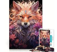 Puzzle Spirit Fox pour Adultes, 1000 pièces, Casse-tête, Passe-Temps à la Maison, Assemblage d'image, Cadeau mémorable 50x75cm