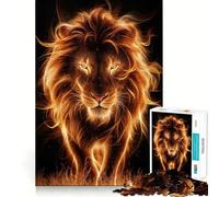 Puzzle Spirit Lion 1000 pièces pour Adultes, Jeu de réflexion apaisant, Bords précis, Cadeau touchant 50x75cm