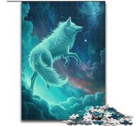 Puzzle Spirit Wolf pour Adolescents 1000 pièces, Jeu éducatif Familial, idéal pour la décoration de Bureau (50x75cm)