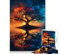 Puzzle Spirituel Arbre de Vie 1000 pièces pour Adolescents Jeu de logique et de réflexion Découpe précise Surprise de Noël 38x52cm