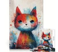 Puzzle Splash of Whimsy 1000 pièces pour Adolescents, développement de la mémoire, Jeu d'intérieur, découpe Fine, Cadeau du Père Noël 50x75cm