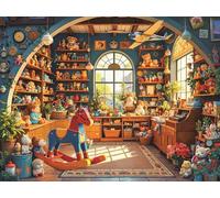 Puzzle Springbok Toy Shop 1000 pièces pour Adultes - Poster Inclus - Pièces découpées Uniques - Fabriqué aux États-Unis - 38 x 52 cm