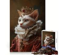 Puzzle Spynx Chat Royauté Féline 1000 Pièces pour Adultes Jeu de Réflexion Apaisant Bords Précis Cadeau Touchant 38x26cm