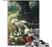 Puzzle Squelette 2000 pièces pour Adultes et Adolescents, Jeux éducatifs, décoration d'intérieur, idéal pour la décoration de Bureau (70x100cm)