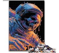 Puzzle Squelette Astronaute 1000 pièces pour Adultes, à partir de 14 Ans, décoration Murale, Cadeaux Uniques pour Anniversaire et Noël (50x75cm)