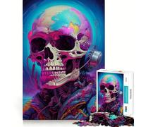 Puzzle Squelette Astronaute n° 1000 pièces pour Adolescents, activité de réflexion à Domicile, Bords précis, Cadeau Festif 38x52cm