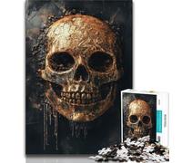 Puzzle Squelette Bitcoin 1000 pièces pour Adolescents, Anti-Stress, pour Passer Le Temps à la Maison, avec Affiche et fiche de Questions-réponses Assorties 38x26cm