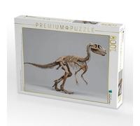 Puzzle · Squelette de Deinonychus - Dinosaure prédateur avec des Griffes | d'escalade · Un squelette complet de Deinonychus · un dinosaure… · 1000 pièces · Format assemblé 64 × 48 cm · CALVENDO Puzzle