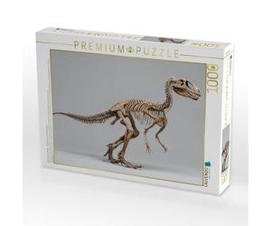 Puzzle · Squelette de Deinonychus - Dinosaure prédateur avec des Griffes | d'escalade · Un squelette complet de Deinonychus · un dinosaure… · 1000 pièces · Format assemblé 64 × 48 cm · CALVENDO Puzzle