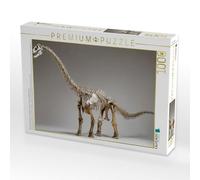 Puzzle · Squelette de Dinosaure Brachiosaurus au Long Cou et au Corps | robuste · Un squelette complet de brachiosaure avec son long… · 1000 pièces · Format assemblé 64 × 48 cm · CALVENDO Puzzle