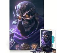 Puzzle Squelette Magicien 1000 Pièces Adultes Cadeau Jeu de réflexion Jeu d'adresse Silencieux et Amusant Design raffiné Assemblage Facile Cadeau Exquis 38x26cm