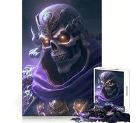 Puzzle Squelette Magicien pour Adultes, 1000 Pièces, Jeu d'Éveil Mental, Design Doux, Cadeau de Saison 50x75cm