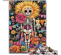 Puzzle Squelette Mort-Vivant pour Adultes, 2000 pièces, Jouets éducatifs et éducatifs, Jeux familiaux avec Affiche et fiche de Questions-réponses 70x100cm