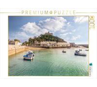 Puzzle · St Michael's Mount près de Marazion, Cornouailles, Angleterre | Île soumise aux marées, avec un château fort historique au… · 1000 pièces · Format assemblé 64 × 48 cm · CALVENDO Puzzle