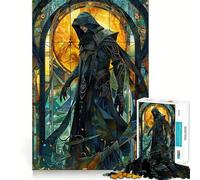 Puzzle Stained Mage Tale pour Adultes, 1000 pièces, Jouet Smart Reason, Lien Familial, Bords Lisses, présentation Artistique 50x75cm
