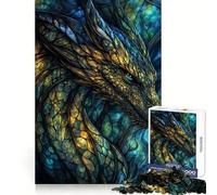 Puzzle Stained Majesty 1000 pièces pour Adolescents, développement de la mémoire, Jeu d'intérieur, découpe Fine, Père Noël, vœux 50x75cm