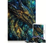 Puzzle Stained Majesty 1000 pièces pour Adultes et Adolescents, Jeu cognitif, Loisirs et Amusement, Motif à Assembler, Cadeau Festif 38x26cm